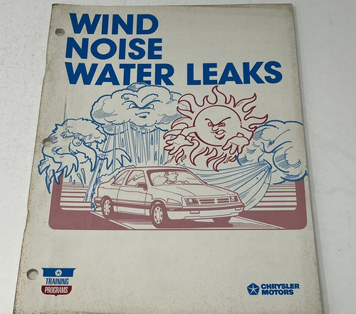 1988 chrysler mopar wind noise - chrysler,