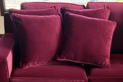 Apt2b wine velvet throw - apt2b,