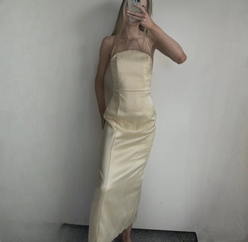 Deadstock zara satin - satin, maxi