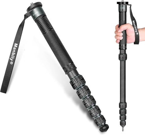 Manbily camera monopod - monopod, carbon