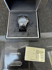 Chanel j12 black ceramic - chanel,