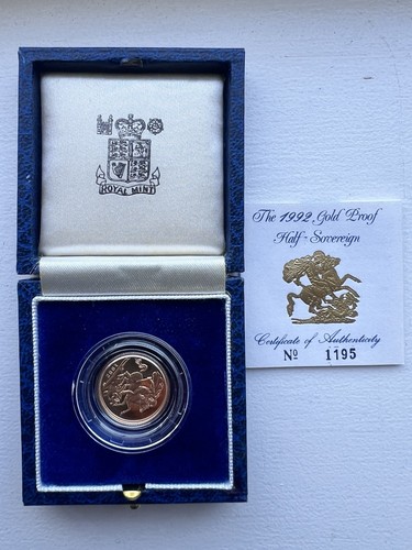 Royal mint 1992 gold proof - mint,