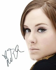 Adele autograph signed photo - adele,