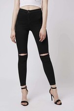 Topshop black joni jeans - joni,