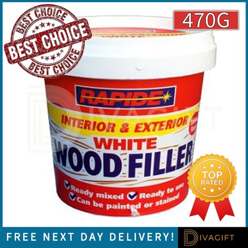 White wood filler cracks - wood,