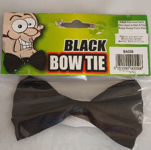 Black dickie bow - dickie, halloween