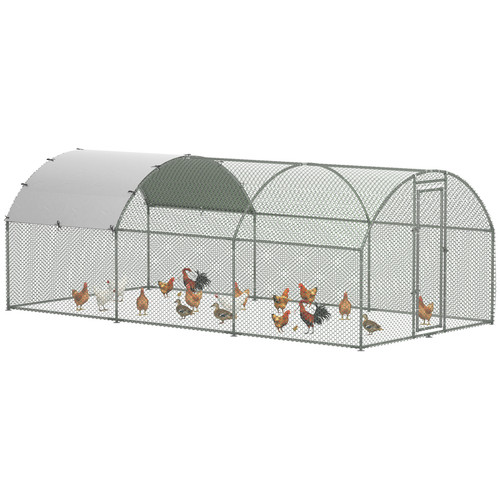 Pawhut walk chicken - walk-in, run