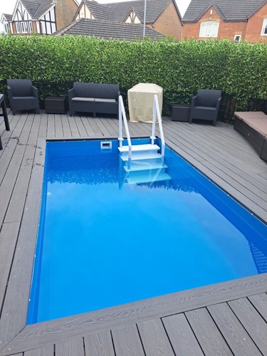New plunge swimming - plunge, pool