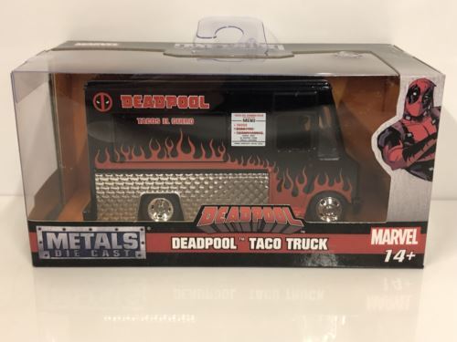 Deadpool taco truck - deadpool, red