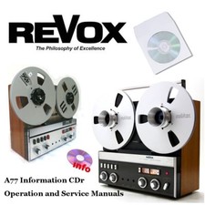 Revox a77 tape recorder - , reel
