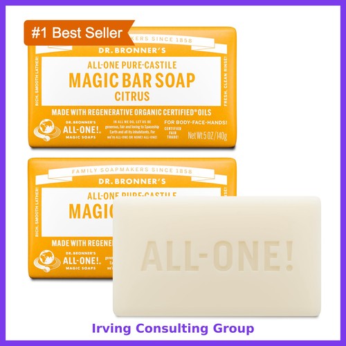 Bronner citrus bar - dr., soap