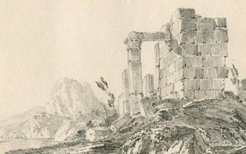 Ruins castle landscape - castle,