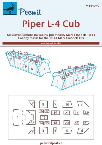 Peewit pee144040 144 piper - 1:144,