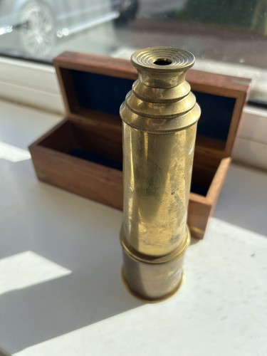 Brass telescope - brass,