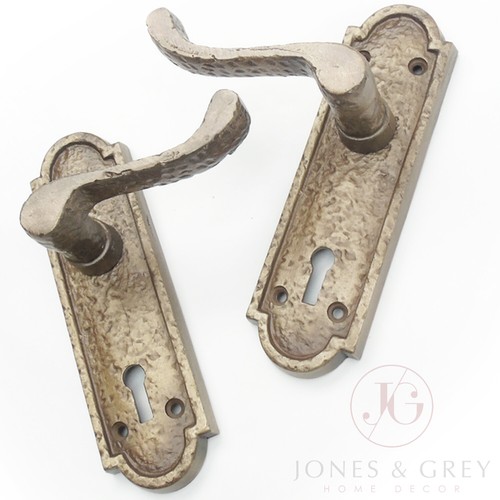 Pair antique aged brass - pair, of