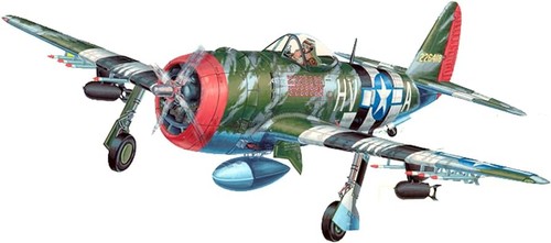 Guillows scale p - scale, p-47d