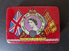 Vintage oxo coronation tin - vintage,