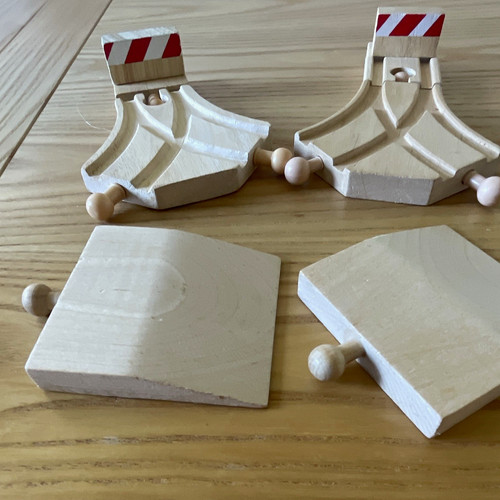Wooden toy road - wooden, track