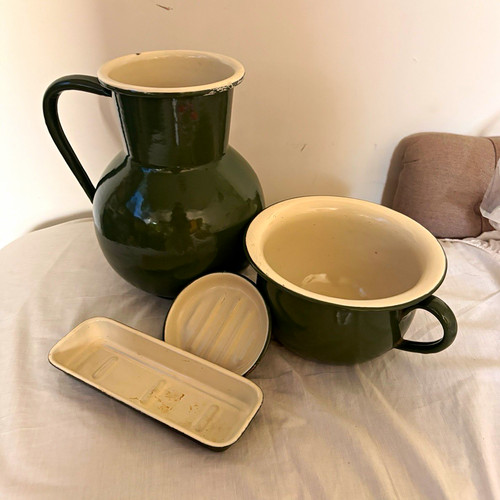 Vintage piece enamel - vintage,