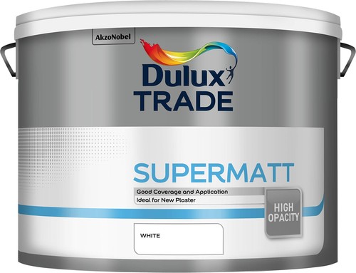 Dulux trade supermatt white - trade,