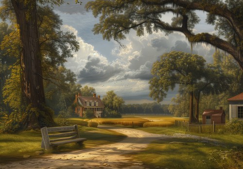 Wooden bench beneath - wooden,