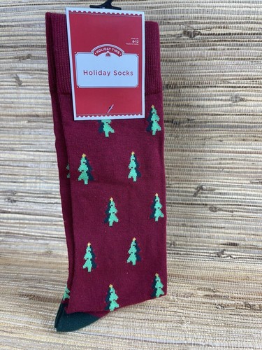 Men socks burgundy - socks, with