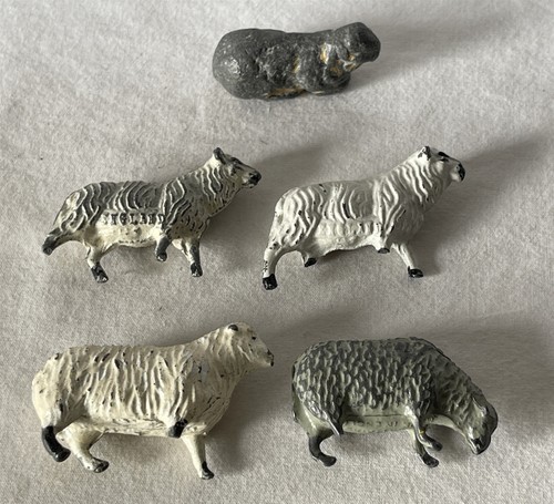 Vintage damaged painted lead - vintage,
