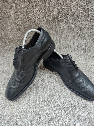 Barker england black leather - black,