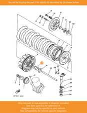 Yamaha spacer 278 16181 01 - yamaha, 278-16181-01