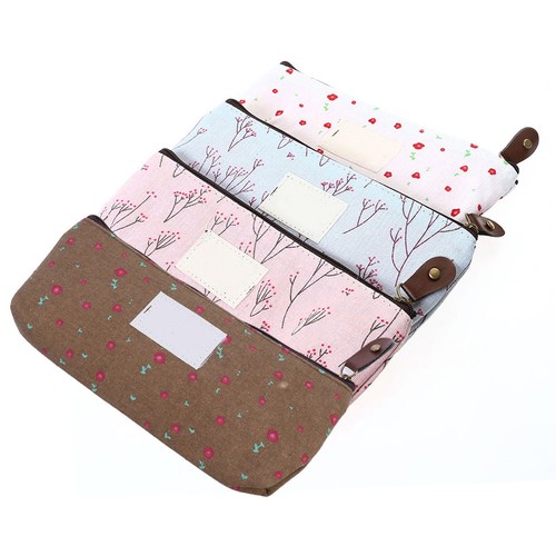 Pcs linen floral cosmetic - 4,