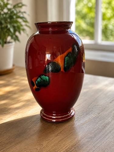 Poole pottery vase inches - 8.5,