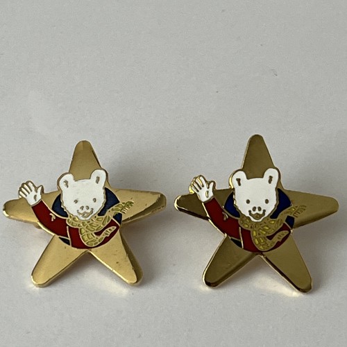 Rupert bear collectable pin - rupert,