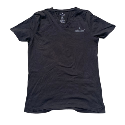 Heineken black neck shirt - v-neck, t-shirt
