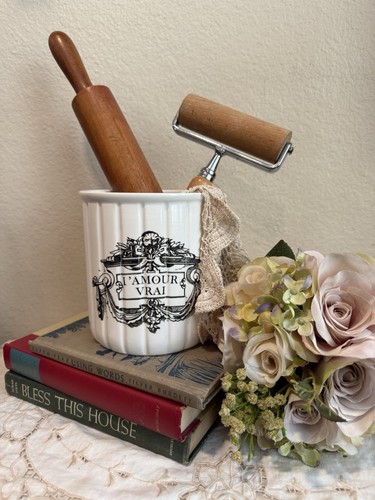 Vintage upcycled french - vintage,