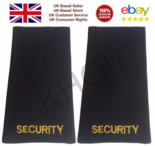 Woven security epaulette - security,