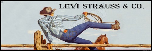 Levi strauss metal sign - co.,