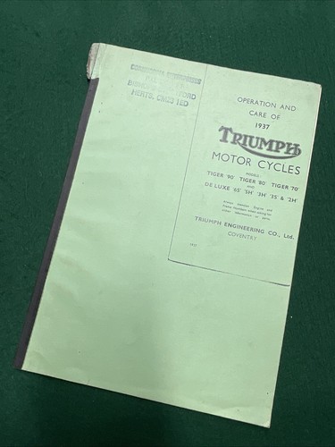 Triumph t90 t80 t70 3h - t80, 6s