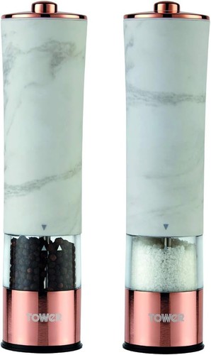 Tower electric salt - tower, pepper