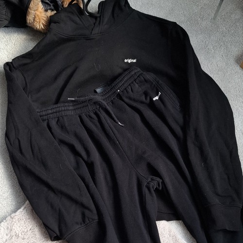 Black hooded hoodie - h&m,