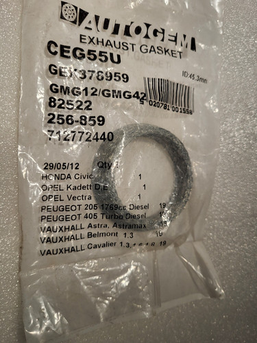 Exhaust gasket ceg55u civic - exhaust,