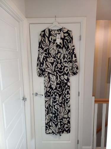 Zara black white satin - zara,