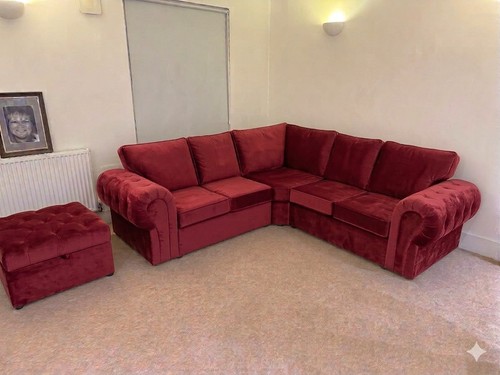 Seater verona sofa cranberry - 5,