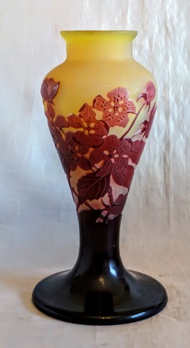 Gallé vase on - cm,