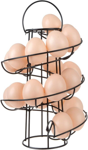 Spiral egg dispenser rack - spiral,