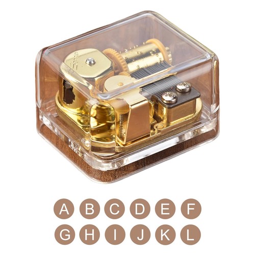 Music box acrylic transparent - acrylic,