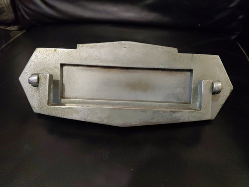 Art deco patinated - deco, letter