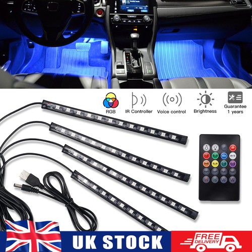 4in1 rgb led car interior - 4in1,