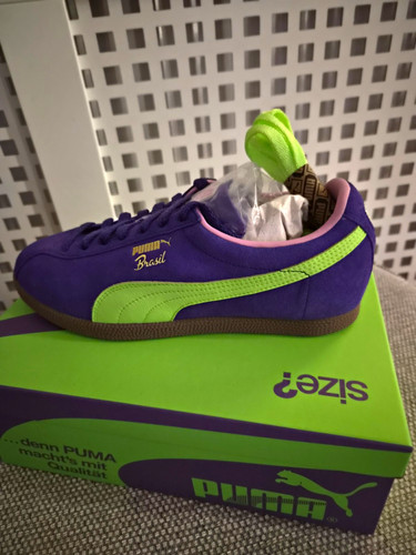 Puma brasil low top - top, lace-up