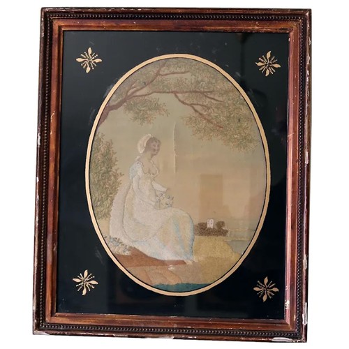 Georgian antique silk - a,