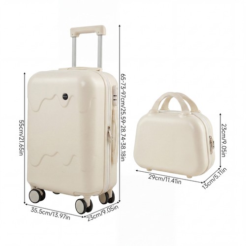 Set suitcase - of, hard